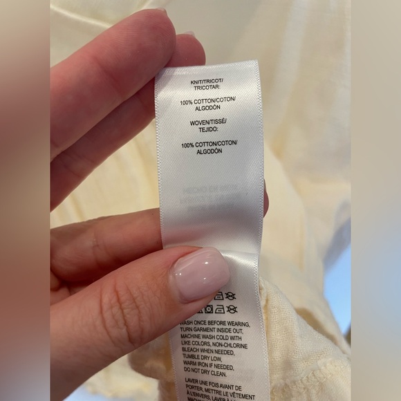 Lucky Brand - Long Sleeve Woven Mixed Top - NWOT - Picture 7 of 8